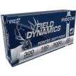 Fiocchi Field Dynamics Rifle Ammunition .300 Win Mag 180 gr PSP 3000 fps 20/ct