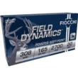 Fiocchi Field Dynamics Rifle Ammunition .308 Win. 165 gr PSP 2700 fps 20/ct
