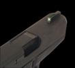 Truglo TFO Tritium/Fiber-Optic Day/Night Sights Fit Ruger (FRONT ONLY) SR9 / SR9C SR40 / SR40C SR45 - Green