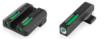 Truglo TFX Pro Tritium/Fiber-Optic Day/Night Sight - Walther CCP - Orange Outline Front/Rear Green