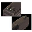 Truglo Tritium Night Sights (High) Fits Glock 20 21 25 28 29 30 31 32 37 40 and 41 - Front Green/Rear Green