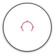 Truglo PR3 Prism Red Dot Sight 32mm 6 MOA CQB Circle Dot Reticle Black