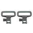 Grovtec Mil-Force Swivel Set 1.25" Black 2/ct