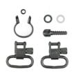 Grovtec One Piece Barrel Band Swivel Sets .430" to .445" Black
