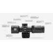 EOTech Vudu Rifle Scope Package 4-12x36 36mm FFP MR5 Black with EFLX and Ring Mount