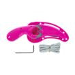 CRKT Bear Claw Fixed Knife 2-2/5" Hawkbill Blade Pink