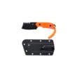 CRKT Razel Compact Fixed Knife 2-3/10 Chisel Blade Orange