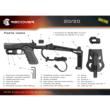 Recover Tactical 20/20N Stabilizer Kit with Brace Black