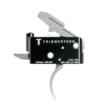 TriggerTech AR15 Adaptable Curved Trigger 2 Stage Adjustable Stainless Steel/Black