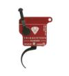 TriggerTech Rem Clone (NO BOLT STOP) Black Diamond Pro Trigger Single Stage Adjustable Black/Red