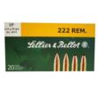 Sellier & Bellot Rifle Ammunition .222 Rem 50 gr SP 20/ct