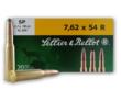 Sellier & Bellot Rifle Ammunition 7.62x54R 180 gr SP 2625 fps 20/ct
