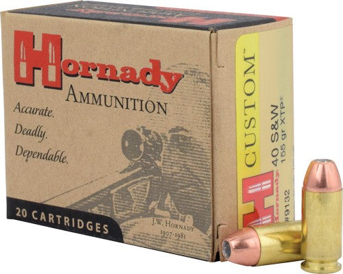 HORNADY 40 SW 155GR XTP