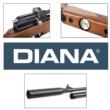 DIANA Stormrider Air Rifle black .22 cal. 5.5mm PCP - Black