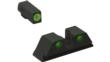 Meprolight ML46500 Hyper-Bright Green Ring Front/Green Rear Sights for Taurus 3GC