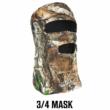 Primos Stretch Fit Mask - RealTree Edge Camo 3/4 Face
